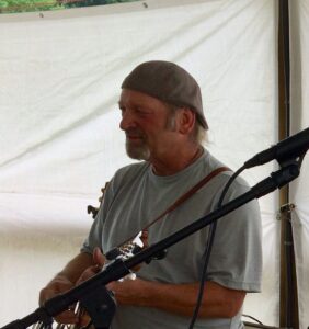 Duane playing the guitar
